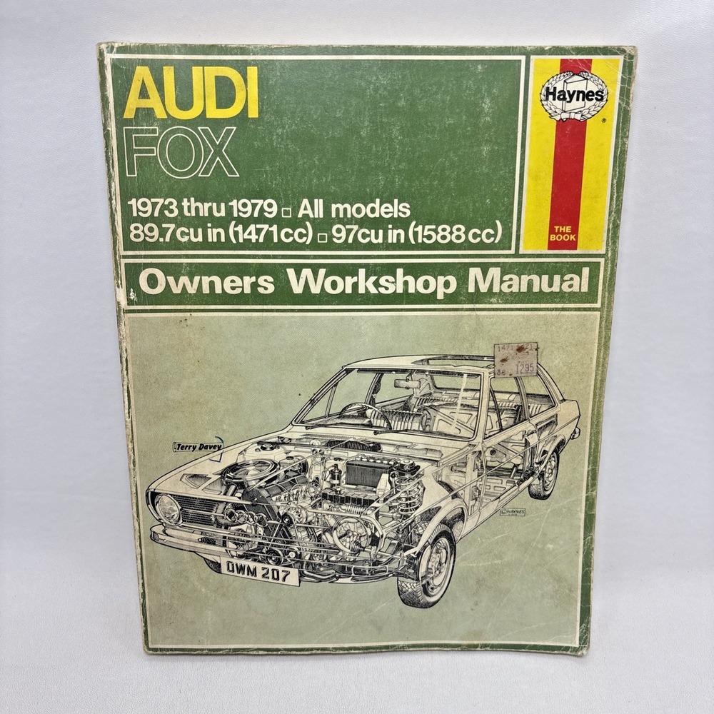 Repair Manual 1973 - 1979 VW Audi Fox Audi 80 1974 1975 1976 1977 1978 1979 Vtg